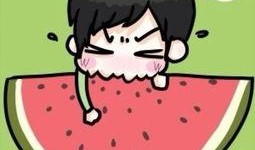 情侣头像埋头吃瓜