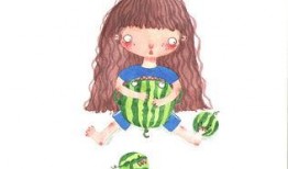 夏天吃瓜笑哈哈,欢乐无限笑颜