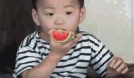 吃瓜表情包路边